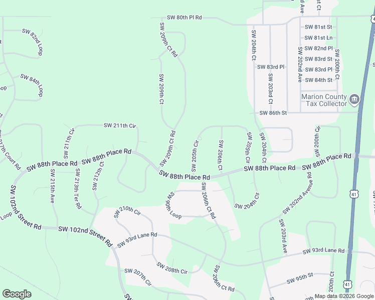 map of restaurants, bars, coffee shops, grocery stores, and more near 8845 Southwest 205th Circle in Dunnellon