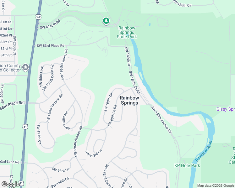 map of restaurants, bars, coffee shops, grocery stores, and more near 8711 Southwest 190th Circle in Dunnellon