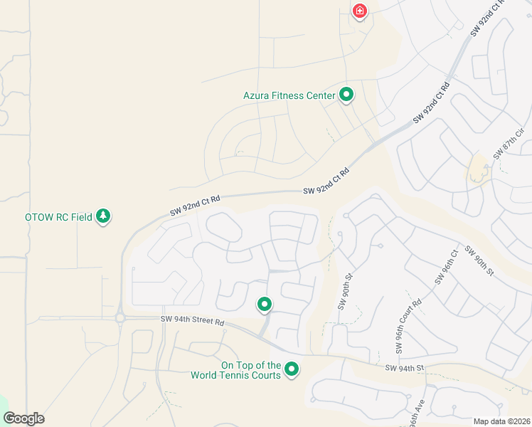map of restaurants, bars, coffee shops, grocery stores, and more near 10043 Southwest 89th Loop in Ocala