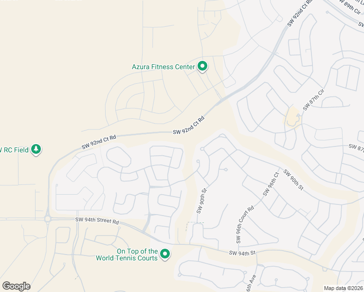 map of restaurants, bars, coffee shops, grocery stores, and more near 9773 Southwest 89th Loop in Ocala