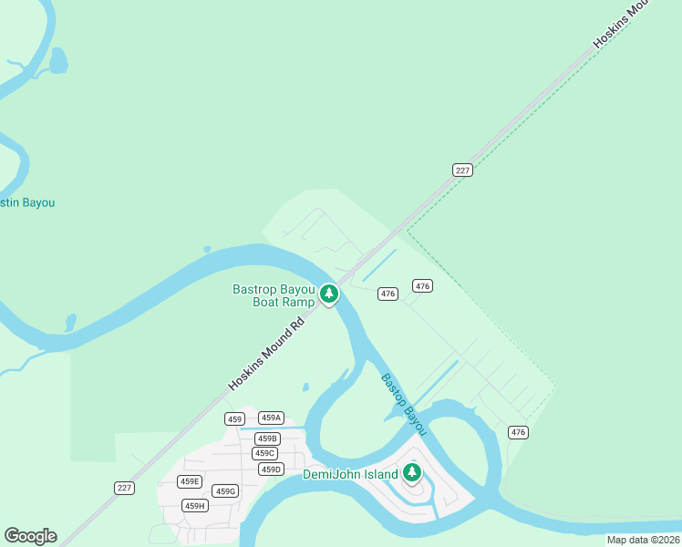 map of restaurants, bars, coffee shops, grocery stores, and more near 4923 County Road 227 in Freeport