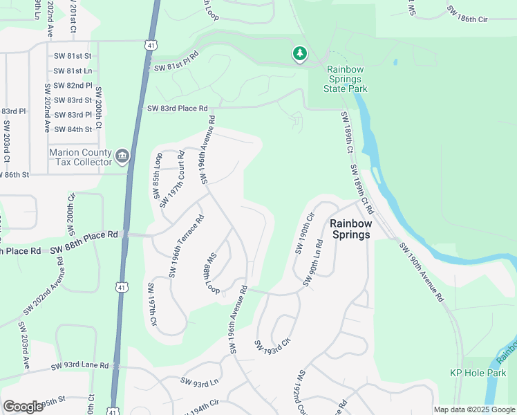 map of restaurants, bars, coffee shops, grocery stores, and more near 8771 Southwest 194th Court in Dunnellon