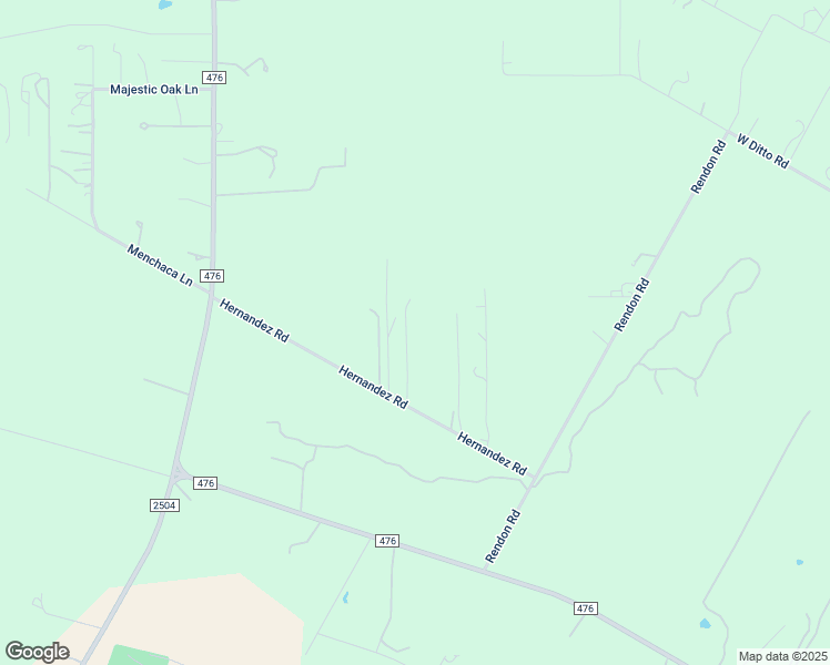 map of restaurants, bars, coffee shops, grocery stores, and more near 340 Hernandez Road in Poteet
