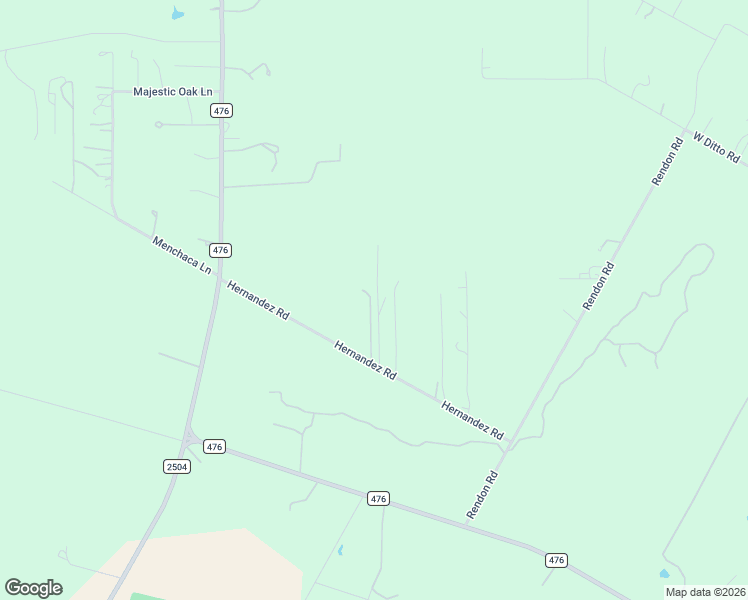 map of restaurants, bars, coffee shops, grocery stores, and more near 490 Hernandez Road in Poteet