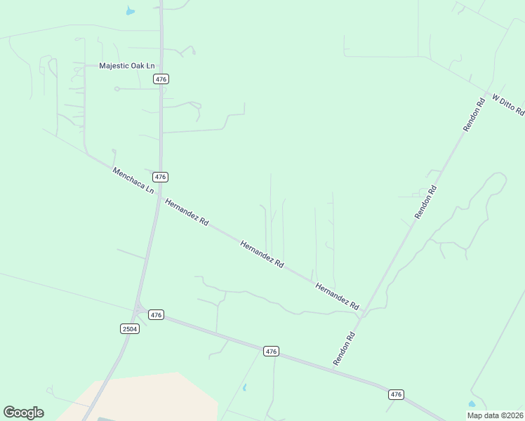 map of restaurants, bars, coffee shops, grocery stores, and more near 490 Hernandez Road in Poteet