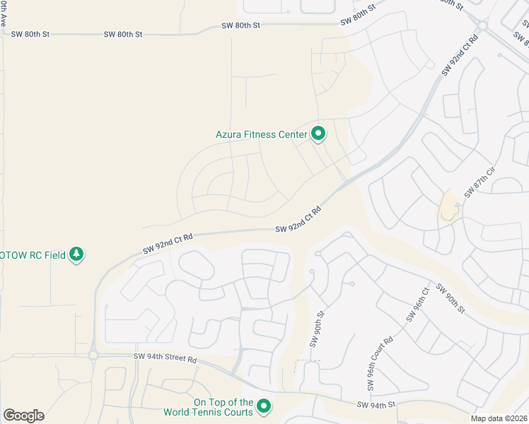 map of restaurants, bars, coffee shops, grocery stores, and more near 9773 Southwest 89th Loop in Ocala