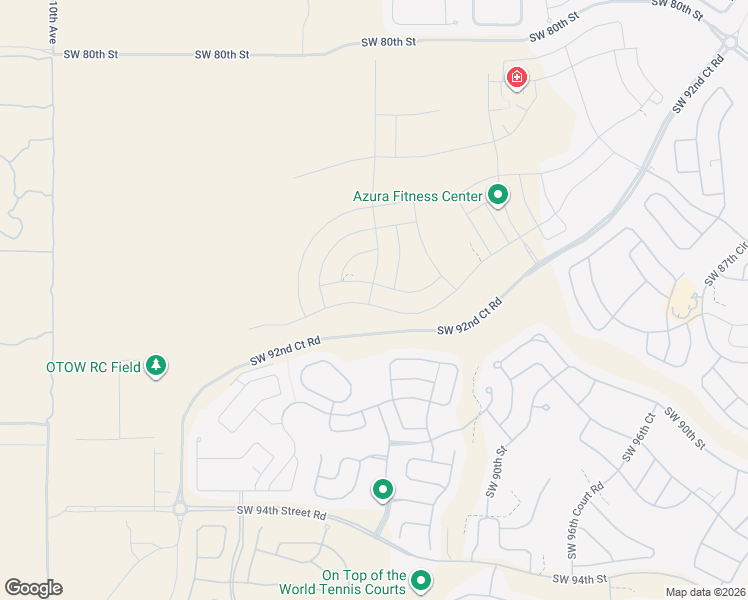 map of restaurants, bars, coffee shops, grocery stores, and more near 9773 Southwest 89th Loop in Ocala