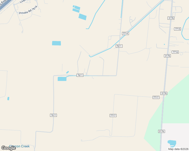 map of restaurants, bars, coffee shops, grocery stores, and more near 1129 County Road 7611 in Devine