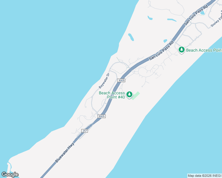 map of restaurants, bars, coffee shops, grocery stores, and more near 26746 Estuary Drive in Galveston