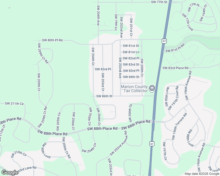 map of restaurants, bars, coffee shops, grocery stores, and more near 8516 Southwest 202nd Terrace in Dunnellon