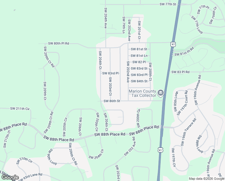 map of restaurants, bars, coffee shops, grocery stores, and more near 8503 Southwest 203rd Court in Dunnellon