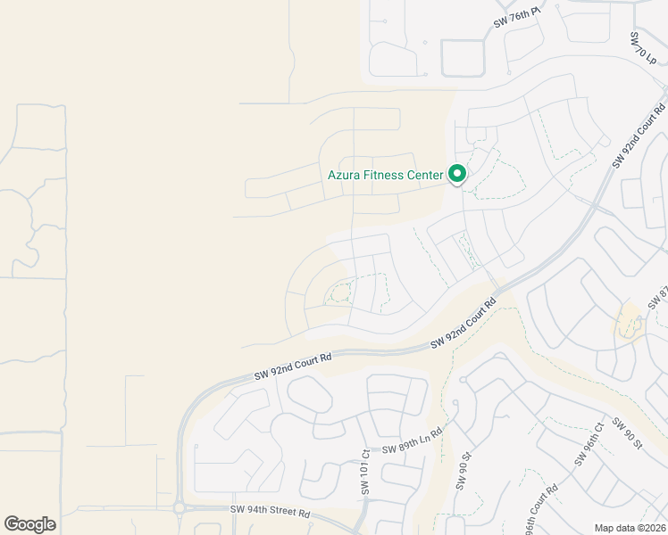map of restaurants, bars, coffee shops, grocery stores, and more near Southwest 89th Loop in Ocala