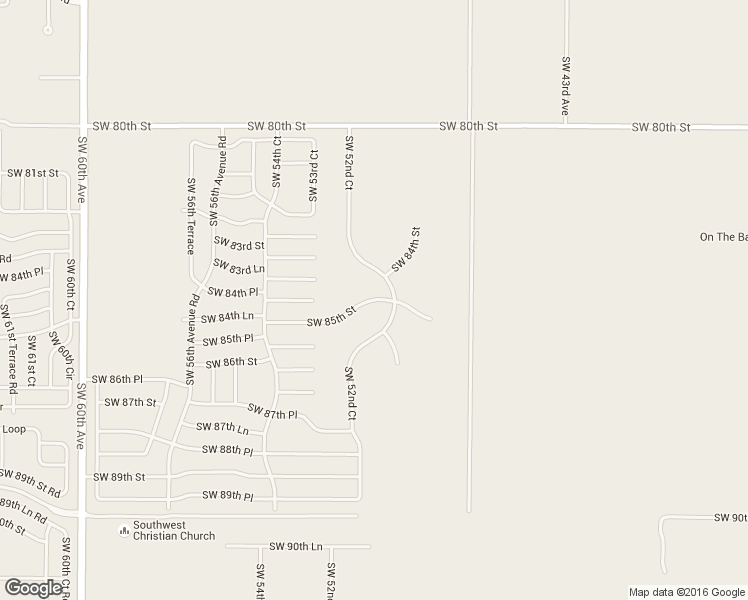 map of restaurants, bars, coffee shops, grocery stores, and more near 4991 Southwest 85th Street in Ocala