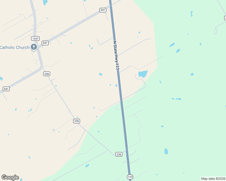 map of restaurants, bars, coffee shops, grocery stores, and more near 4210 Texas 123 in Falls City