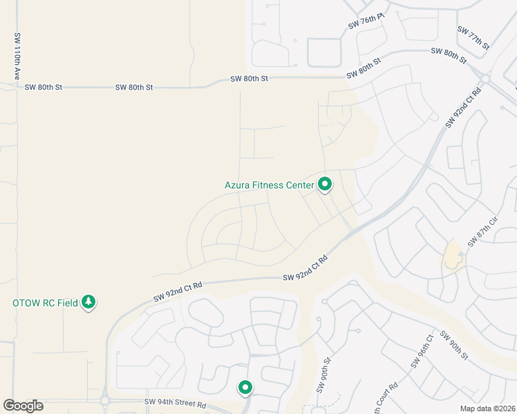 map of restaurants, bars, coffee shops, grocery stores, and more near 10031 Southwest 89th Loop in Ocala