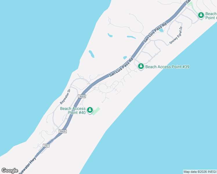 map of restaurants, bars, coffee shops, grocery stores, and more near Cat Tail Drive in Galveston