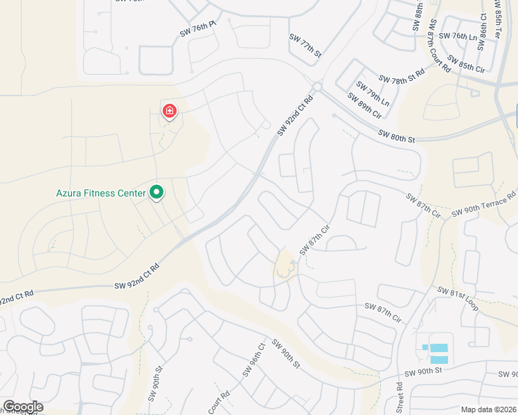 map of restaurants, bars, coffee shops, grocery stores, and more near 8579 Southwest 94th Circle in Ocala