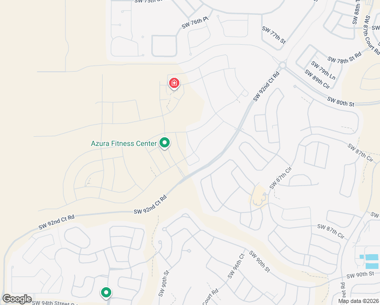 map of restaurants, bars, coffee shops, grocery stores, and more near 8659 Southwest 94th Circle in Ocala