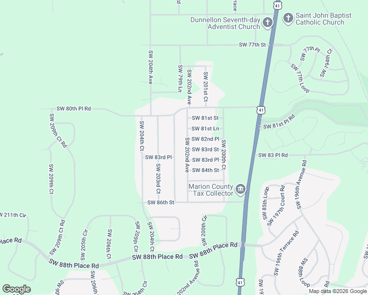 map of restaurants, bars, coffee shops, grocery stores, and more near 8286 SW 202nd Ave in Dunnellon