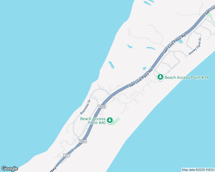 map of restaurants, bars, coffee shops, grocery stores, and more near 26540 Mangrove Drive in Galveston