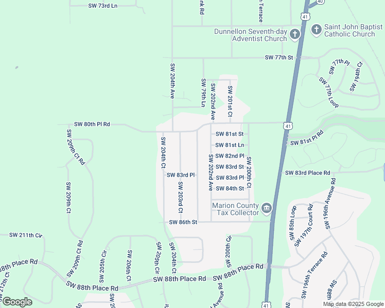 map of restaurants, bars, coffee shops, grocery stores, and more near 8148 Southwest 202nd Terrace in Dunnellon