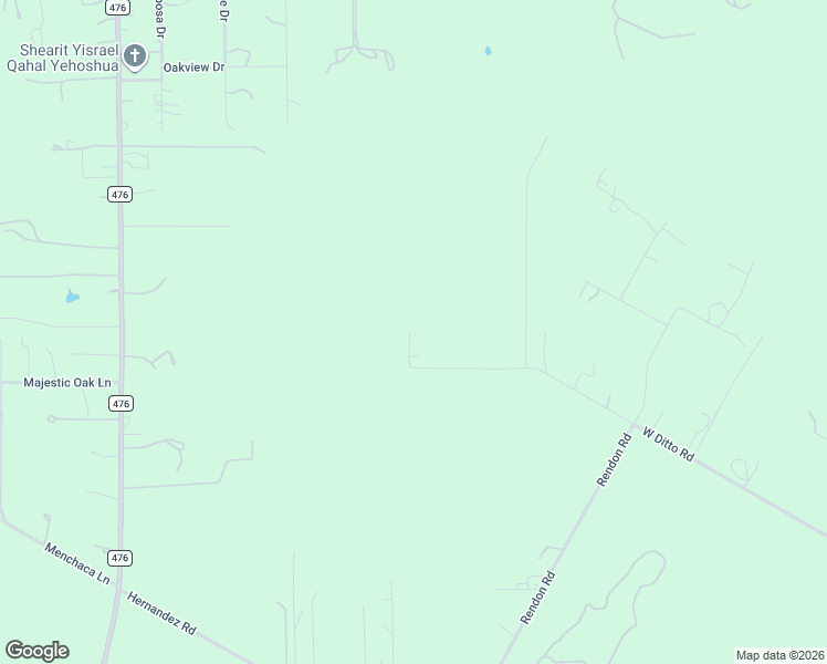 map of restaurants, bars, coffee shops, grocery stores, and more near 5130 West Ditto Road in Poteet