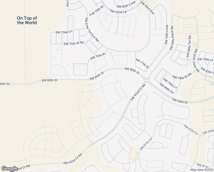 map of restaurants, bars, coffee shops, grocery stores, and more near 8574 Southwest 80th Avenue in Ocala
