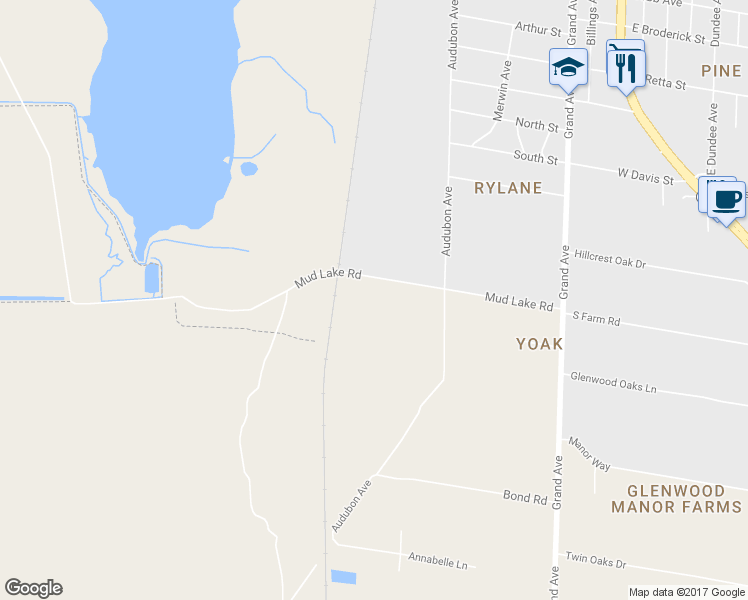 map of restaurants, bars, coffee shops, grocery stores, and more near 2266 Mud Lake Road in De Leon Springs