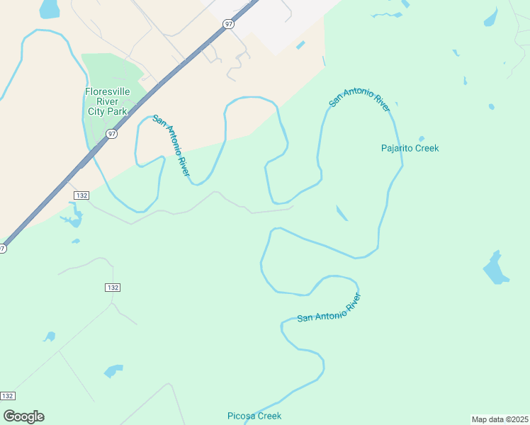 map of restaurants, bars, coffee shops, grocery stores, and more near 11 Hayden Lane in Floresville