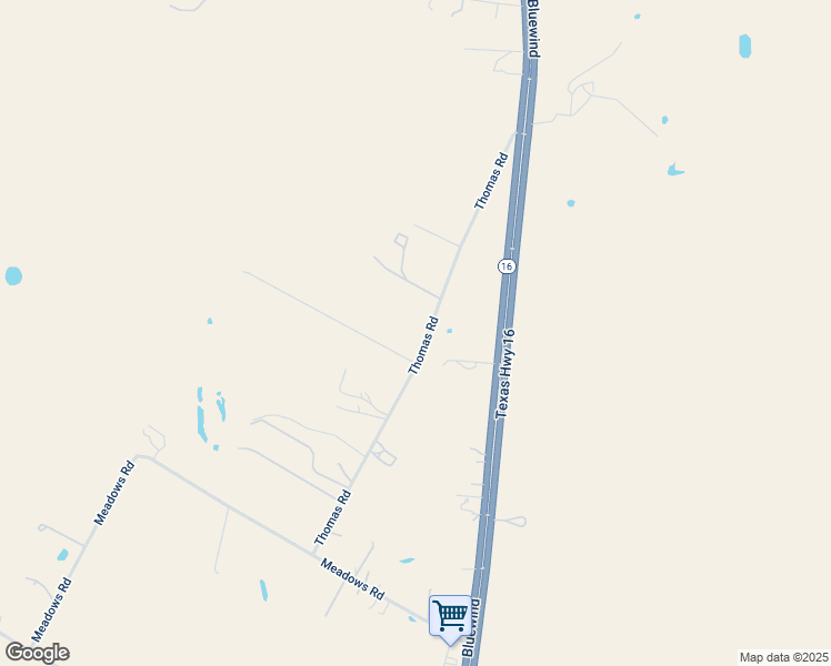 map of restaurants, bars, coffee shops, grocery stores, and more near 454 Thomas Road in Poteet