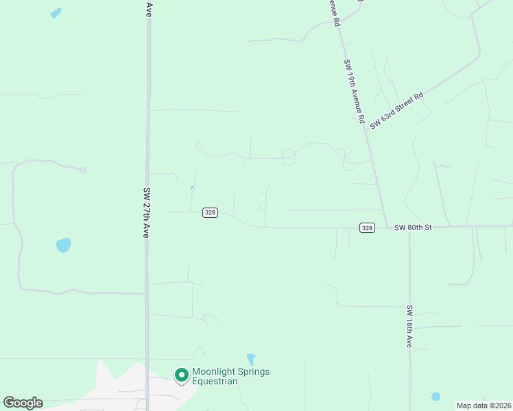 map of restaurants, bars, coffee shops, grocery stores, and more near 2215 Southwest 80th Street in Ocala