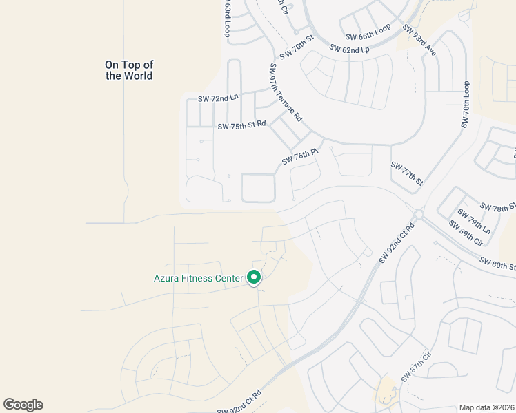 map of restaurants, bars, coffee shops, grocery stores, and more near 7803 Southwest 97th Circle in Ocala