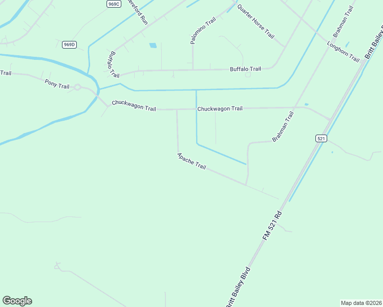 map of restaurants, bars, coffee shops, grocery stores, and more near Apache Trail in Angleton