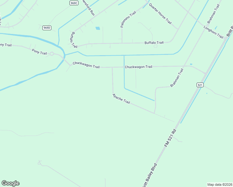 map of restaurants, bars, coffee shops, grocery stores, and more near Apache Trail in Angleton