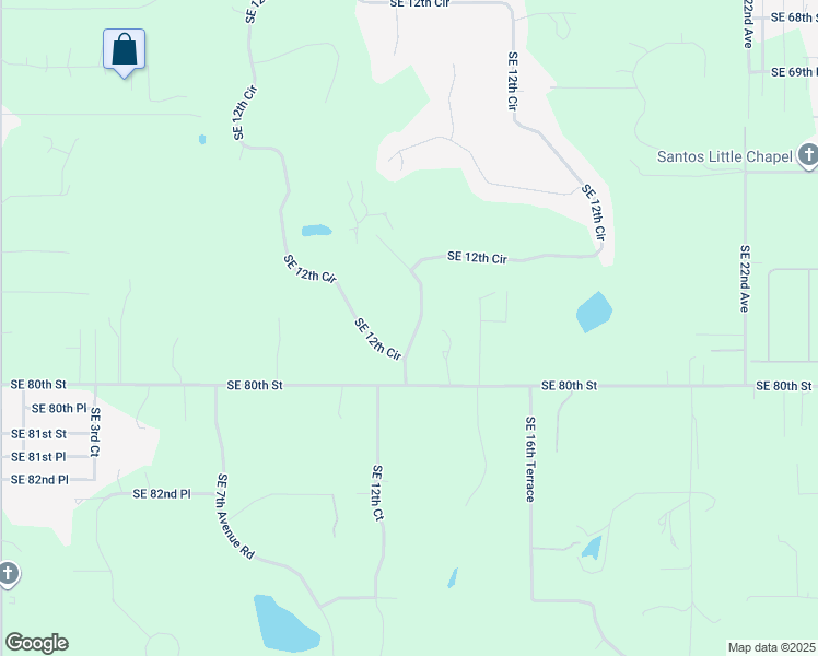 map of restaurants, bars, coffee shops, grocery stores, and more near 6775 Southeast 12th Circle in Ocala