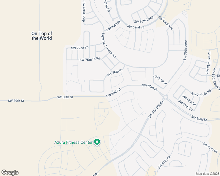 map of restaurants, bars, coffee shops, grocery stores, and more near 7755 Southwest 97th Circle in Ocala