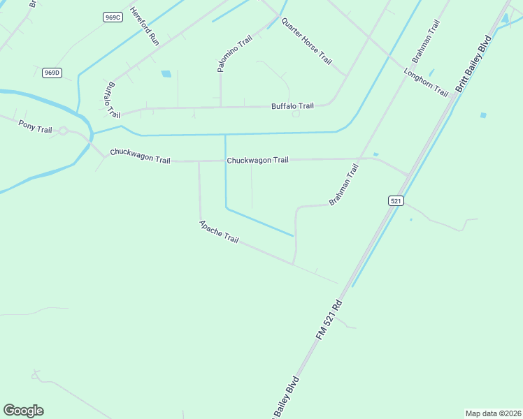 map of restaurants, bars, coffee shops, grocery stores, and more near 1626 Cherokee Trail in Angleton