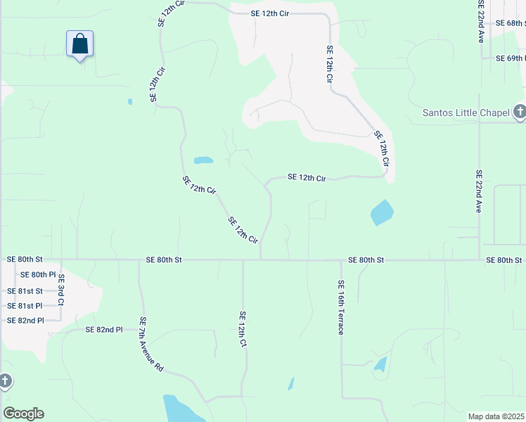 map of restaurants, bars, coffee shops, grocery stores, and more near 6775 Southeast 12th Circle in Ocala