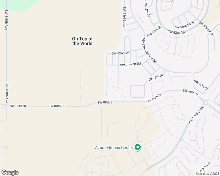 map of restaurants, bars, coffee shops, grocery stores, and more near 10098 Southwest 77th Loop in Ocala