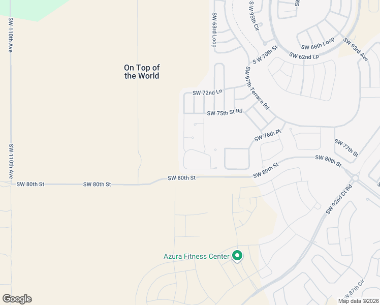 map of restaurants, bars, coffee shops, grocery stores, and more near 10098 Southwest 77th Loop in Ocala
