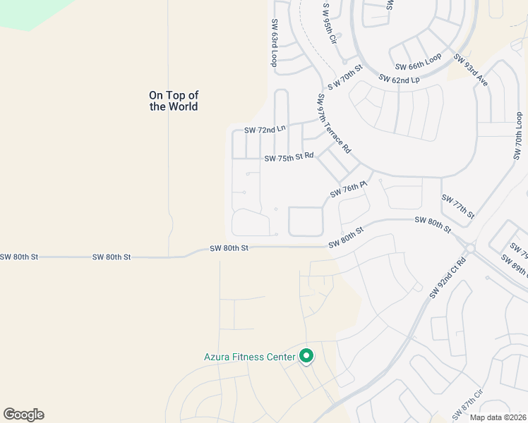 map of restaurants, bars, coffee shops, grocery stores, and more near 9977 Southwest 77th Loop in Ocala