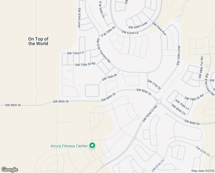 map of restaurants, bars, coffee shops, grocery stores, and more near 7755 Southwest 97th Circle in Ocala