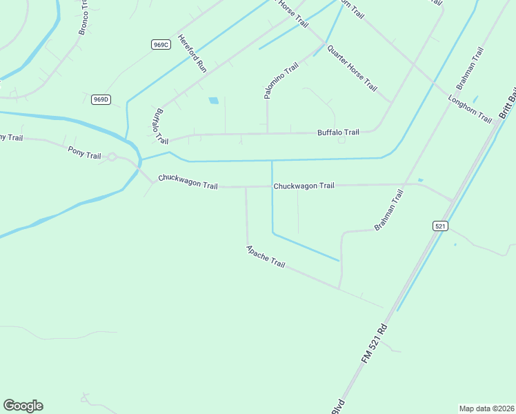 map of restaurants, bars, coffee shops, grocery stores, and more near 1625 Apache Trail in Angleton