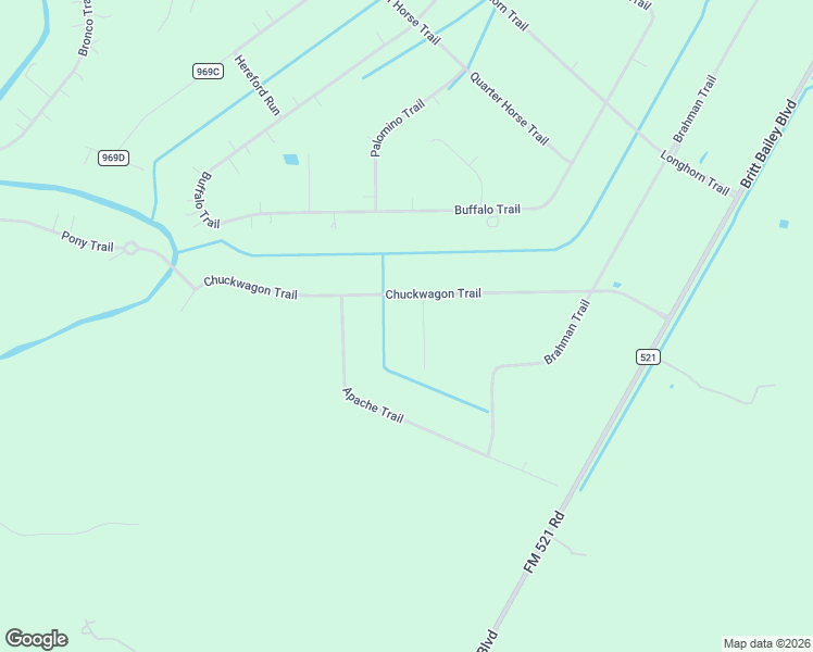 map of restaurants, bars, coffee shops, grocery stores, and more near 1626 Cherokee Trail in Angleton