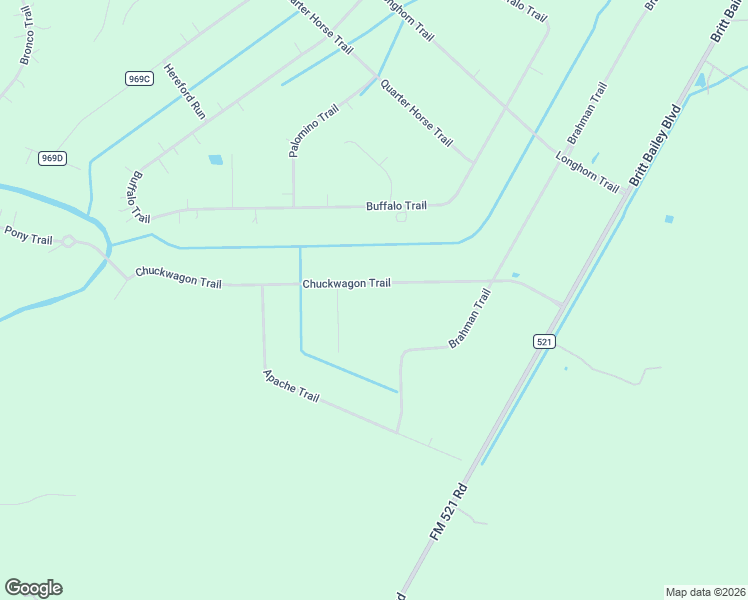 map of restaurants, bars, coffee shops, grocery stores, and more near 619 Chuckwagon Trail in Angleton