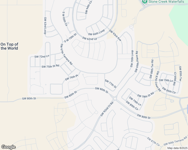 map of restaurants, bars, coffee shops, grocery stores, and more near 9453 Southwest 76th Street in Ocala