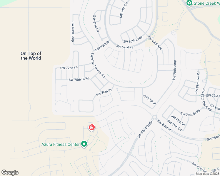 map of restaurants, bars, coffee shops, grocery stores, and more near 7749 Southwest 97th Circle in Ocala