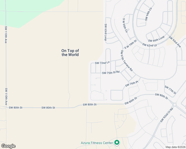 map of restaurants, bars, coffee shops, grocery stores, and more near 7437 Southwest 101st Court in Ocala