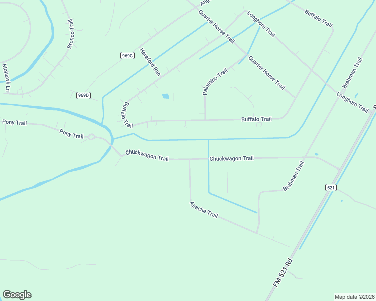 map of restaurants, bars, coffee shops, grocery stores, and more near 814 Chuckwagon Trail in Angleton