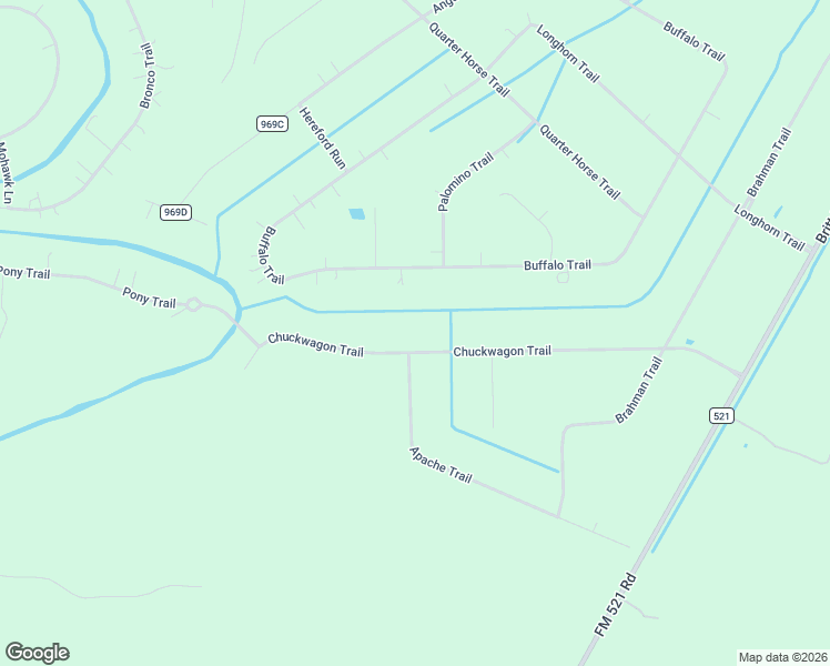 map of restaurants, bars, coffee shops, grocery stores, and more near 814 Chuckwagon Trail in Angleton
